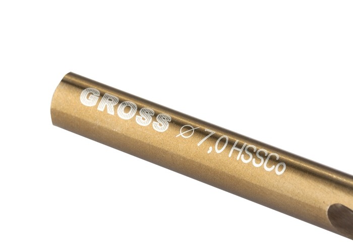 23876.970 Сверло спиральное по металлу, 7 мм, HSS-Co Gross